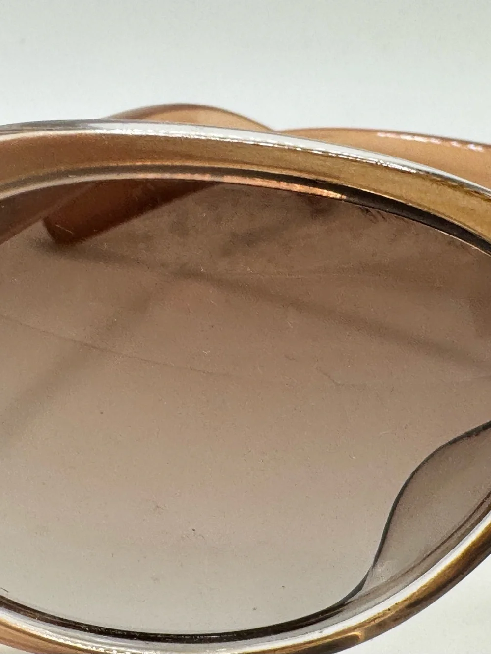 Corciova Italy Design Oversized Square Sunglasses in Champagne Beige